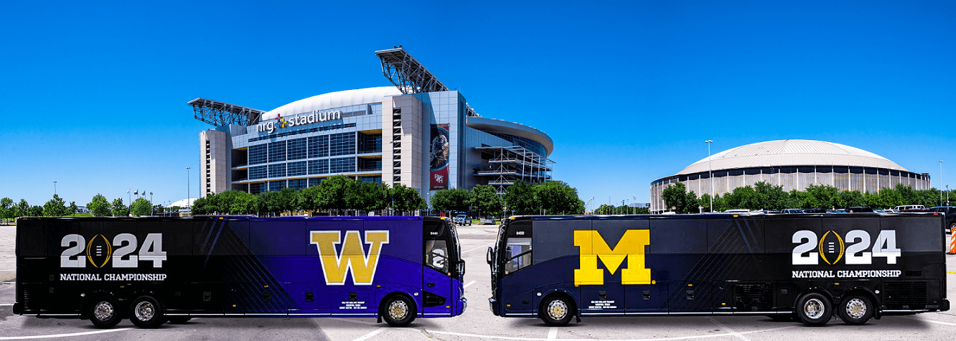 College Football Playoff Bus Wrap by Turbo Images